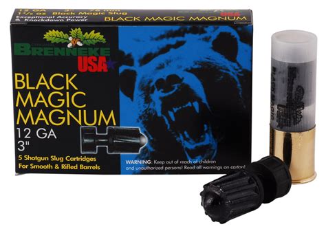 Brenneke black magic magnum cartridges
